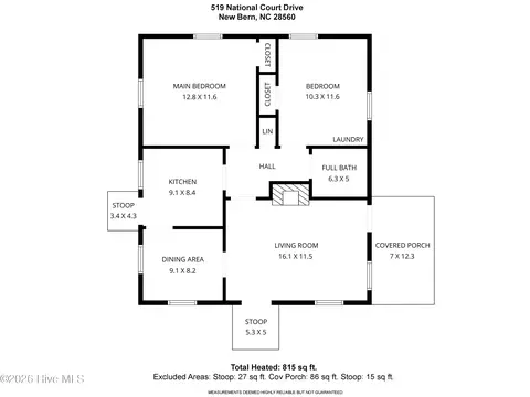 519 National Court Dr, New Bern, NC 28560