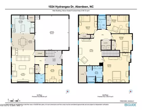 Floorplan - 1024 Hydrangea Dr, Aberdeen, NC 28315 photo 1 of 6