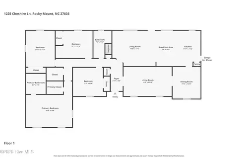 1225 Cheshire Ln, Rocky Mount, NC 27803