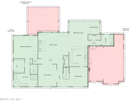 Floorplan - 114 Killdeer Dr, Hampstead, NC 28443 photo 3 of 8