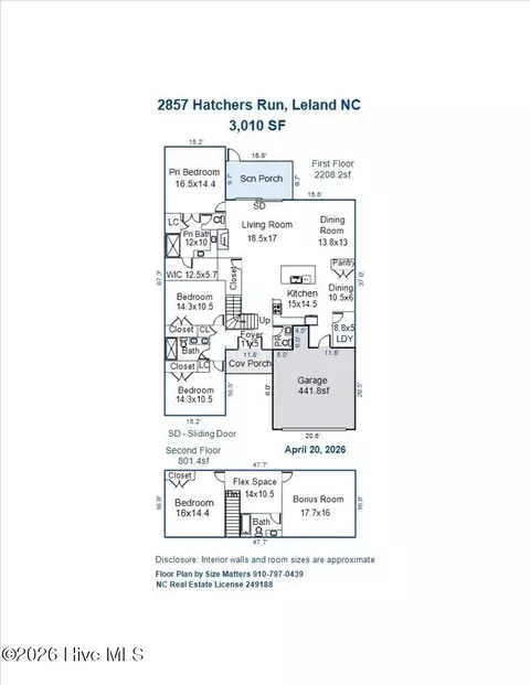 2857 Hatchers Run, Leland, NC 28451