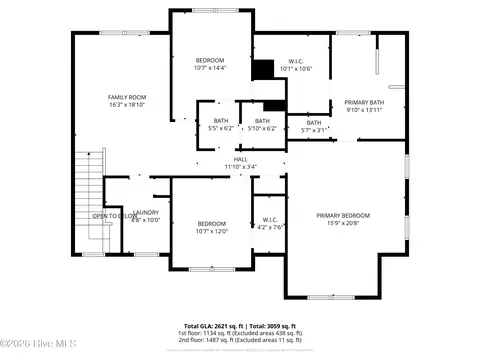 Floorplan - 664 Bald Eagle Dr, Vass, NC 28394 photo 2 of 4
