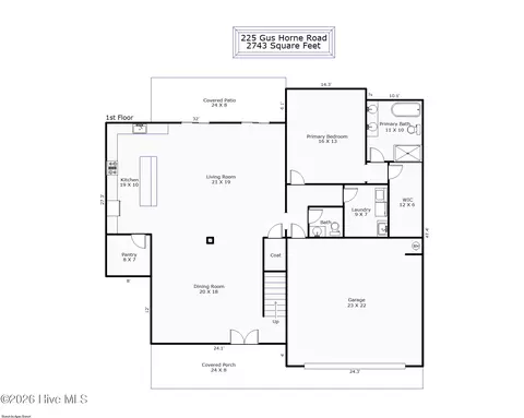 225 Gus Horne Rd, Holly Ridge, NC 28445