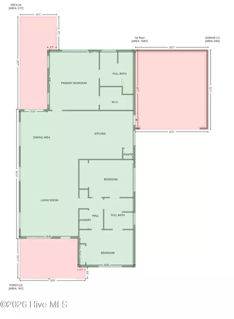 806 Wildflower Dr, Holly Ridge, NC 28445