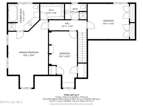 Floorplan - 112 Olde Point Rd, Hampstead, NC 28443 photo 4 of 4