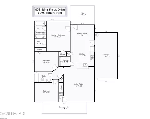 903 Edna Fields Dr, Leland, NC 28451