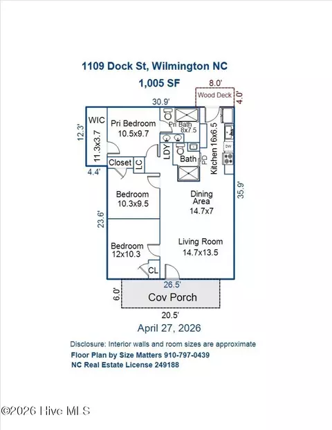 1109 Dock St, Wilmington, NC 28401