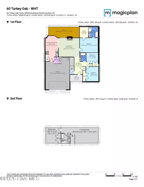 Floorplan - 60 Turkey Oak Cir, Bunnlevel, NC 28323 photo 2 of 2