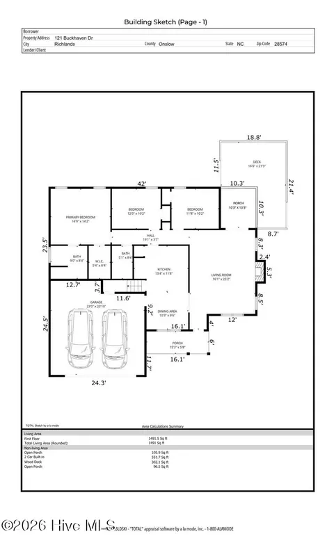 121 Buckhaven Dr, Richlands, NC 28574