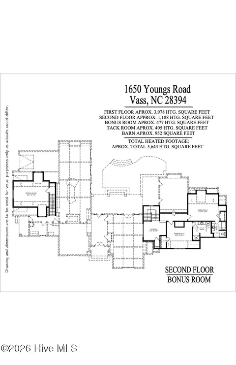 Floorplan - 1650 Youngs Rd, Vass, NC 28394 photo 2 of 3