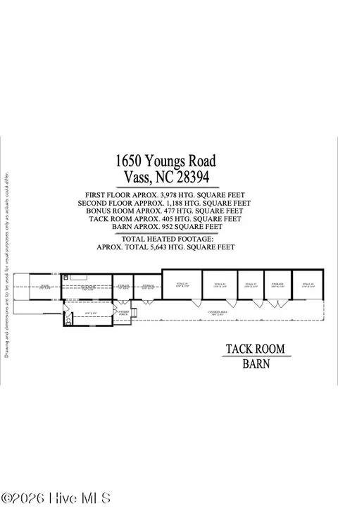 Floorplan - 1650 Youngs Rd, Vass, NC 28394 photo 3 of 3