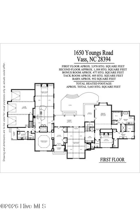 Floorplan - 1650 Youngs Rd, Vass, NC 28394 photo 1 of 3