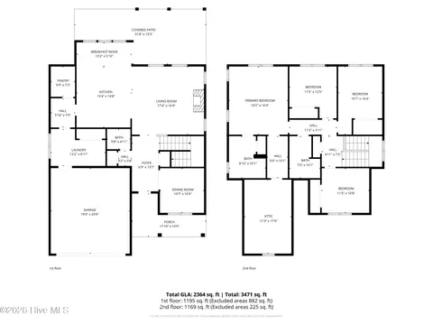 Floorplan - 174 Tanglewood Ct, Hampstead, NC 28443 photo 3 of 3