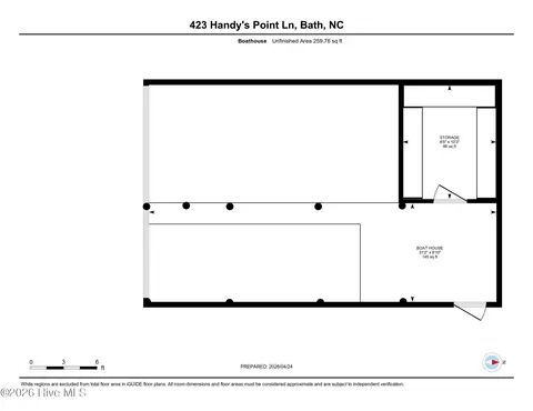 Floorplan - 423 Handys Point Ln, Bath, NC 27808 photo 4 of 5