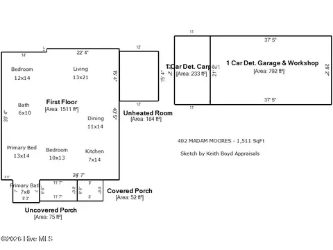 402 Madam Moores Ln, New Bern, NC 28562
