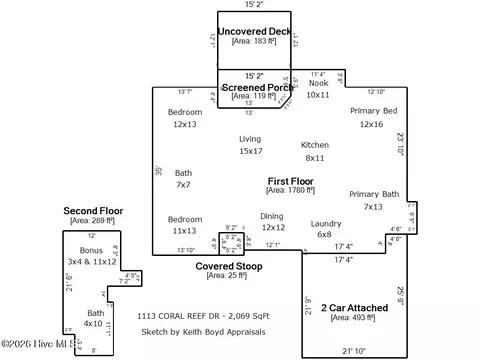 1113 Coral Reef Dr, New Bern, NC 28560
