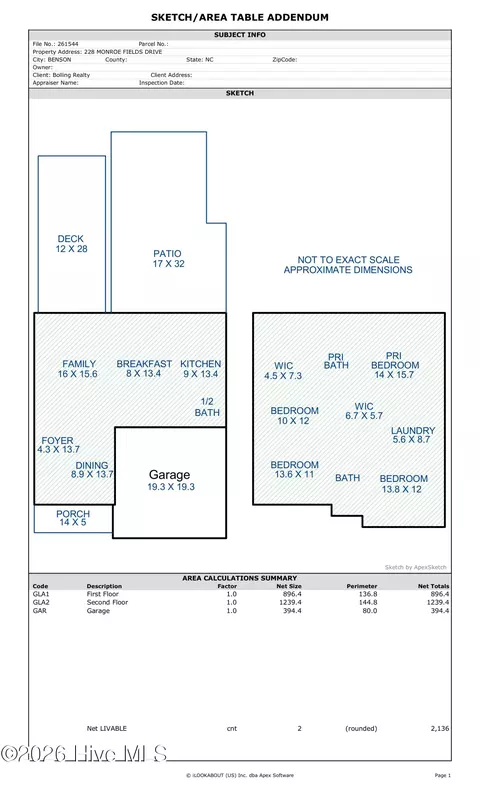 228 Monroe Fields Dr, Benson, NC 27504