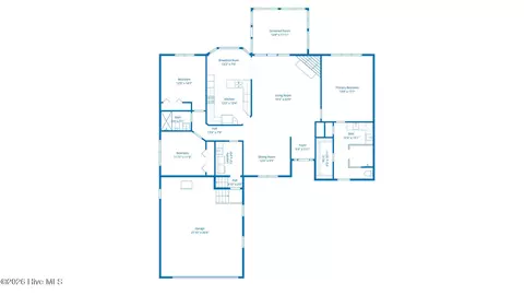 Floorplan - 306 Potomac Dr, Chocowinity, NC 27817 photo 2 of 2