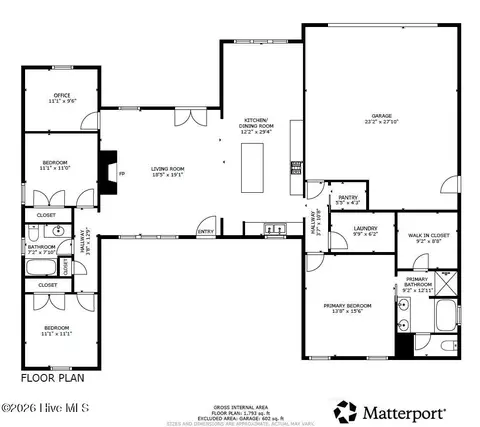 Floorplan - 129 Laurel Oak Ln, Pinebluff, NC 28373 photo 1 of 1