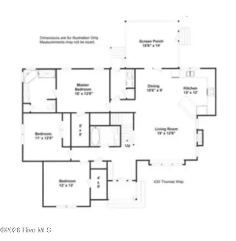 Floorplan - 435 Thomas Way, Cameron, NC 28326 photo 2 of 3