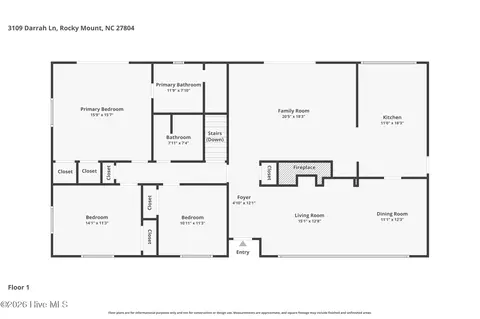 3109 Darrah Ln, Rocky Mount, NC 27804