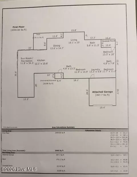 Floorplan - 674 Brooks Rd, Bath, NC 27808 photo 1 of 1