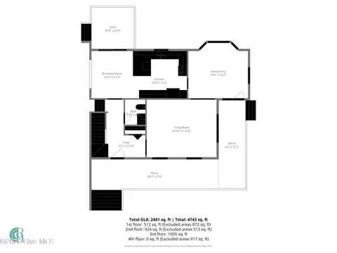 Floorplan - 527 N Line Dr, Hampstead, NC 28443 photo 3 of 7