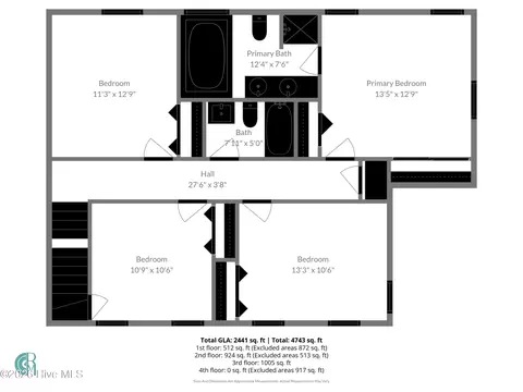 Floorplan - 527 N Line Dr, Hampstead, NC 28443 photo 4 of 7