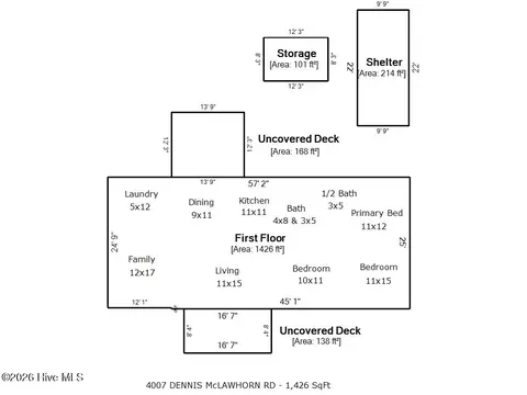 4007 Dennis Mclawhorn Rd, Ayden, NC 28513