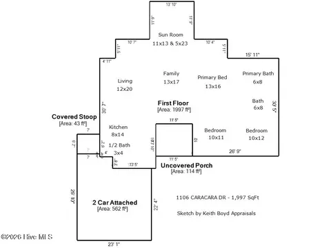 1106 Caracara Dr, New Bern, NC 28560
