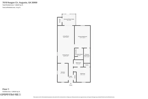 7018 Reagan Cir, Augusta, GA 30909