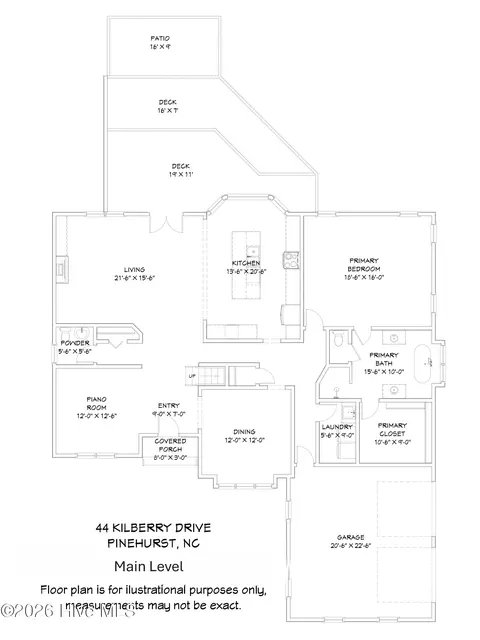 Floorplan - 44 Kilberry Dr, Pinehurst, NC 28374 photo 1 of 2