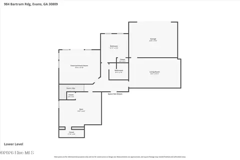 Floorplan - 984 Bartram Rdg, Evans, GA 30809 photo 4 of 4
