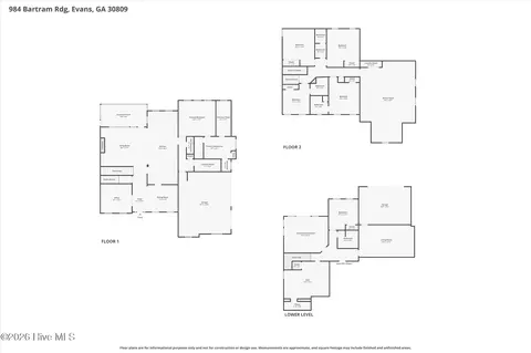 Floorplan - 984 Bartram Rdg, Evans, GA 30809 photo 1 of 4