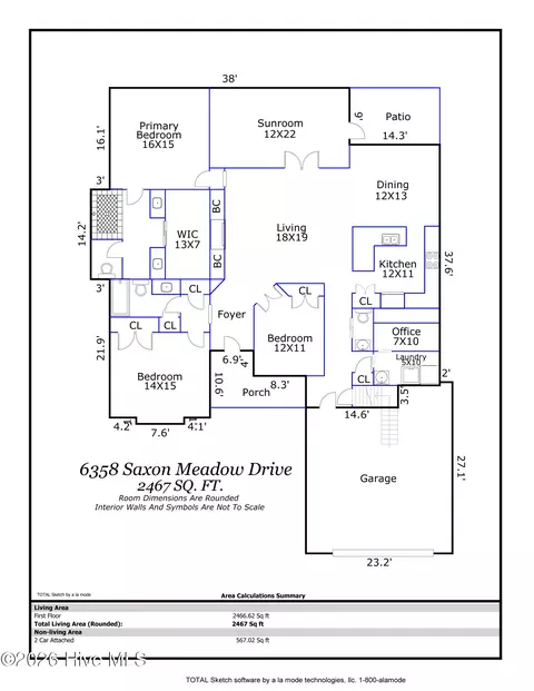 6358 Saxon Meadow Dr, Leland, NC 28451