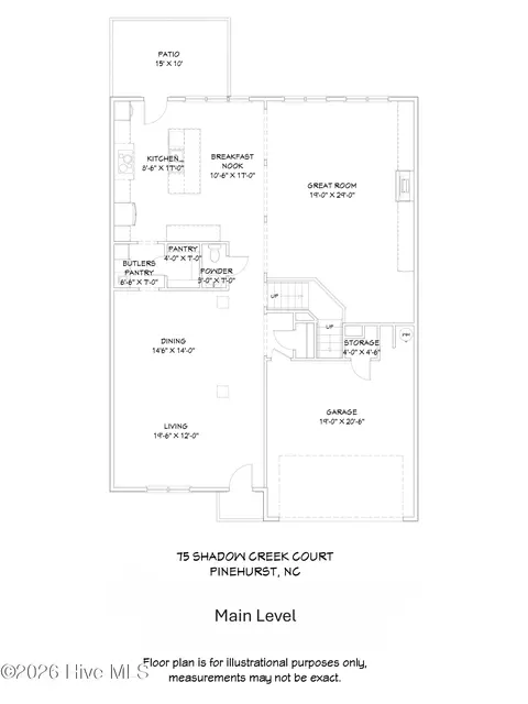 Floorplan - 75 Shadow Creek Ct, Pinehurst, NC 28374 photo 1 of 2