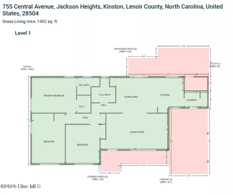 755 Central Ave, Kinston, NC 28504