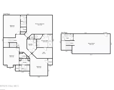 Floorplan - 35 Bowman Field Cir, Hampstead, NC 28443 photo 2 of 2