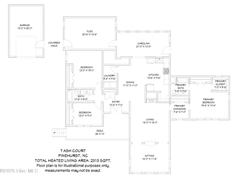 Floorplan - 7 Ash Ct, Pinehurst, NC 28374 photo 1 of 1