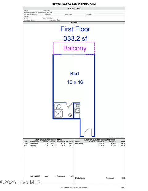 105 Tennessee Ave UNIT 206, Carolina Beach, NC 28428