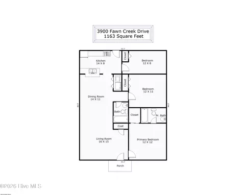 3900 Fawn Creek Dr, Wilmington, NC 28409