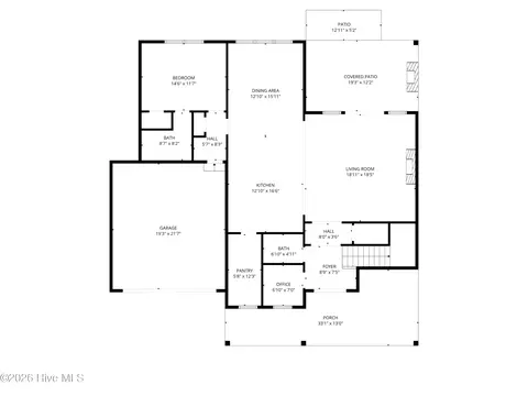Floorplan - 827 Whitney Shoals Rd, Evans, GA 30809 photo 1 of 3