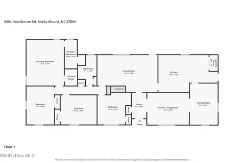 3304 Hawthorne Rd, Rocky Mount, NC 27804