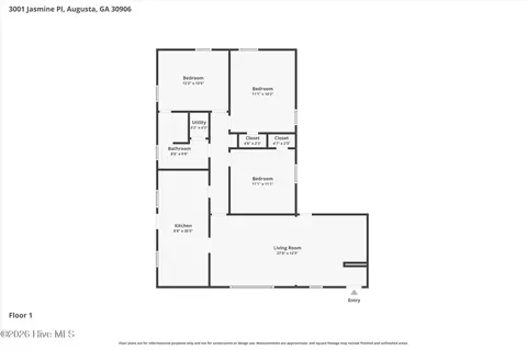 3001 Jasmine Pl, Augusta, GA 30906