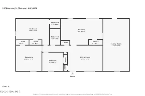 247 Downing St, Thomson, GA 30824