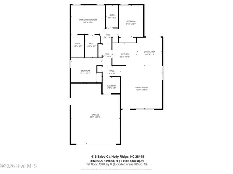 416 Salvo Ct, Holly Ridge, NC 28445
