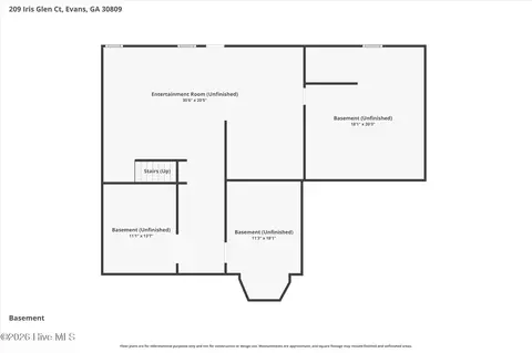 Floorplan - 209 Iris Glen Ct, Evans, GA 30809 photo 4 of 8
