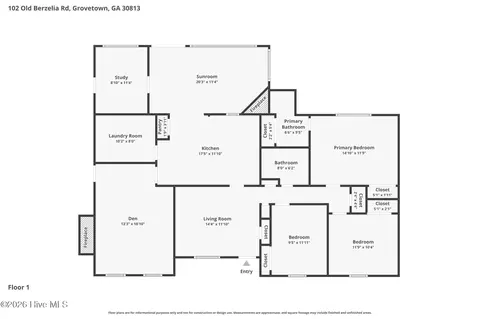 102 Old Berzelia Rd, Grovetown, GA 30813