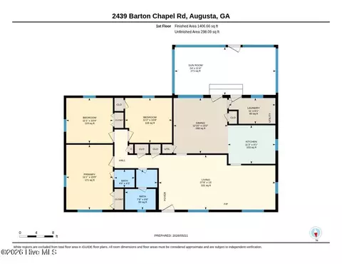 Floorplan - 2439 Barton Chapel Rd, Augusta, GA 30906 photo 1 of 2