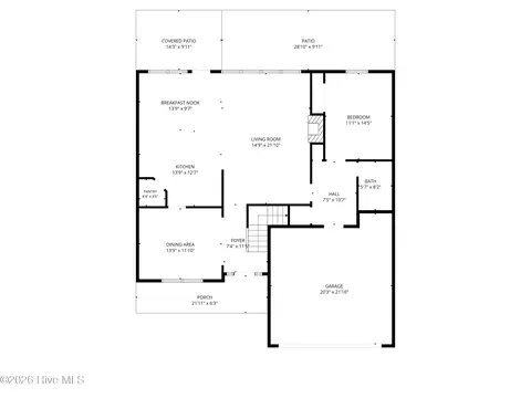 Floorplan - 5734 Whispering Pines Way, Evans, GA 30809 photo 1 of 3